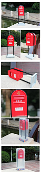 新品 创意 可爱 个性生日礼物复古邮筒邮箱储蓄罐英国信箱存钱罐-淘宝网
