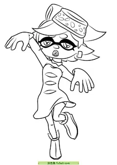 10张男孩子们最喜欢的射击视频游戏《Splatoon》涂色图片大全！ | 涂色集，涂色画打印大图 : 当玩家在游戏中涂色时，他们可以通过游戏地图上的涂料来移动更快，并且可以随时随地地隐身于墨水中，从而使自己更难以被敌人发现和攻击。游戏提供了一个多人在线模式，玩家可以与全球其他玩家进行对战，或者与朋友组队一起参加团队战斗。通过胜利和达成特定目 10张男孩子们最喜欢的射击视频游戏《Splatoon》涂色图片大全！