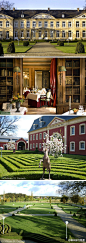 [荷兰古堡酒店Chateau St. Gerlach] 位于#荷兰#马斯特里赫特（Maastricht）郊野，迷人的Geul谷中的古堡酒店Chateau St. Gerlach拥有一处巴洛克风格的花园。这栋13世纪的城堡被绿地、清新的草本园、果园及玫瑰园包围。客人可在城堡同名餐厅Restaurant Chateau St. Gerlach享用精致的法式料理，或是在客房欣赏酒店外别致的园景。