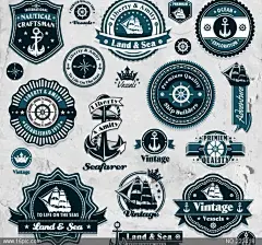 海洋徽章 标签图片