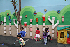 🌸沙沙沙🌸采集到Landscape|儿童活动场地