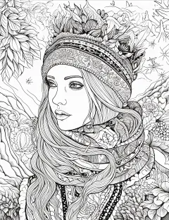 AI绘画_Prompts_AlexaKZ_adult_coloring_page_winter_theme_b13c45c3-91a1-4334-8b05-090197b79669_xpanx.com