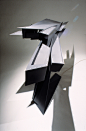 AD 经典：维特拉消防站,Model. Image Courtesy of Zaha Hadid Architects