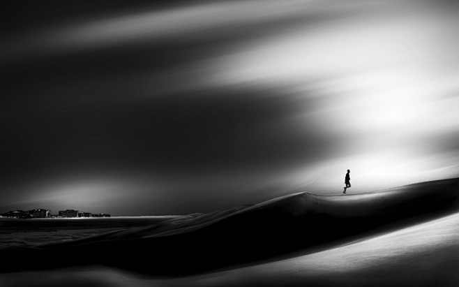 宽屏黑白梦幻光影伤感电脑桌面壁纸桌面壁纸2