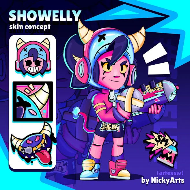 Shelly concept skin-花瓣网