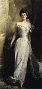'Mrs. Ralph Curtis' - 1898 - John Singer Sargent (American, 1856-1925) - Oil on canvas - 104.775x219.075cm. - @Mlle