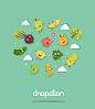 Dropotion : Branding for Dropotion, a fresh juice stall in Jakarta, Indonesia.