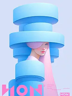 HON l 多巴胺抽象派油画
