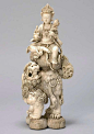 Japanese Ivory Figure of Seated Guan Yin, 19th Century Height 13 inches: 