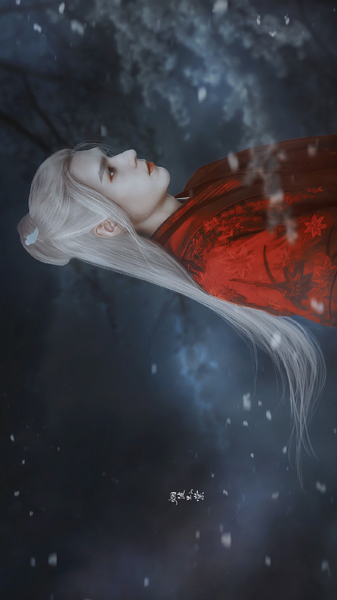 #山河令# 龚俊 温客行 红衣白发老温必...
