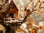 john968015_Squirrel_treehouse_indoor_panorama_in_winter_wool_fe_fb11518c-0702-43c3-9941-c107bc6c095a
