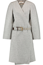 Wool and cashmere-blend felt coat | Chloé | UK | THE OUTNET : Shop on-sale Chloé Wool and cashmere-blend felt coat. Browse other discount designer Coats & more on The Most Fashionable Fashion Outlet, THE OUTNET.COM