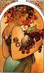 阿方斯·慕夏(1860-1939)alphonse mucha 波西米亚人，1860年出生于捷克共和国莫拉维亚, 希望能成为一个历史画家.慕夏在今日已是捷克公认的国宝，其所创作的海报与饰板，更是现代印刷美术设计的典范。他所创造出的画中女子，优雅迷人、在欲言又止中带着一股诱人心魄的魅力，与毕尔斯利、克林姆笔下的奇特异色女子，形成强烈的对比，塑造出属于慕夏个人独特而甜美的清新典型，而成为新艺术中的佼佼者。