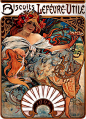 捷克插画大师 阿尔丰斯·穆夏Alphonse Maria Mucha，1860-1939 - ＤＯＲＡ - 明日.晴