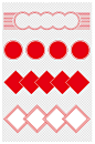 中式装饰边框标题框中国风红色元素-众图网