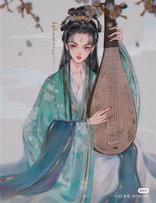 古风水彩