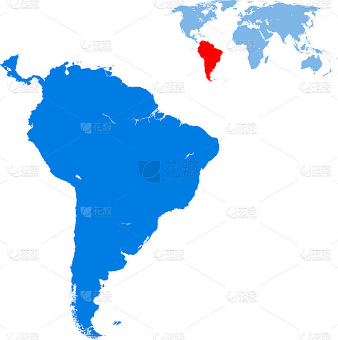 南美洲地图