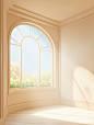 zuoyebang_Warm_gold_room_with_arched_windows_on_the_left_wall_a_897e3105-5305-4a78-bc01-2929215c72a5