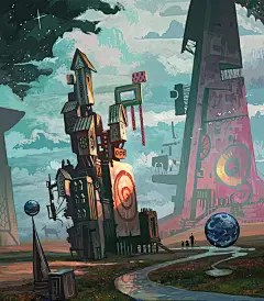 Mattgaser作品【点击图片进入下载地址】_铁皮人插画
