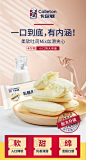 卡尔顿乳酸菌小口袋面包整箱早餐糕点休闲零食小吃夹心小面包450g-tmall.com天猫