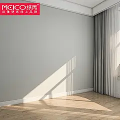 欧雅壁纸墙布无缝全屋雾霾蓝羊绒墙布简约北欧灰色家用客厅背景墙-tmall.com天猫