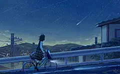 #風景 夜風 - しゅろく/shurock的插画 - pixiv