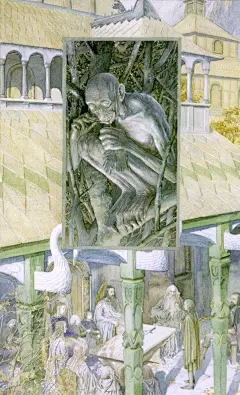 奇幻插画大师Alan.Lee画集霍比特人及魔戒插画合集（三）