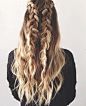 Cute braided summer style