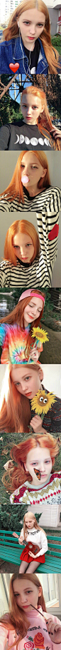 置顶 五官十分精致的乌克兰女孩 发色和搭配好喜欢 ins：katie_westwood