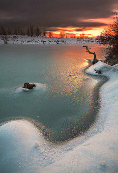 blue然采集到雪景