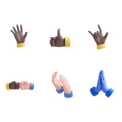 3d hand gestures pac...