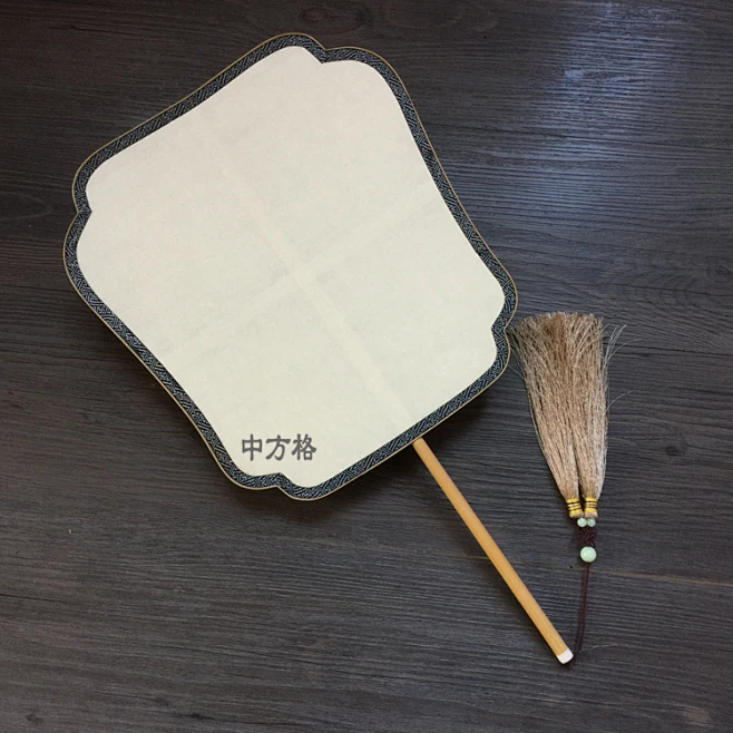 苏州传统老工艺宫扇 团扇 空白熟绢丝面异型玉竹手柄宫扇 舞蹈扇-淘宝网-花瓣网