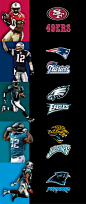【微图秀】NFL球队的身份识别 - 平面设计 #logo# #平面# #采集大赛#