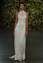 Halter Neck Lace Wedding Dress | Claire Pettibone Wedding Dresses Fall 2015 | Kurt Wilberding | blog.theknot.com