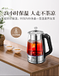 金杞全自动家用煮茶器蒸汽喷淋煮黑茶壶玻璃电茶壶普洱办公花茶壶-tmall.com天猫
