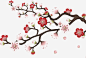 中国风花朵樱花装饰-觅元素51yuansu.com png设计元素