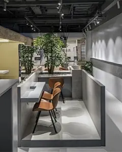 阿穆隆设计工作室丨工作室丨北京VAN ROU毛发科技空间设计  阿穆隆设计