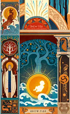 【七分之六】♂雪鱼♀_插画同人精灵王_涂鸦王国插画.jpg