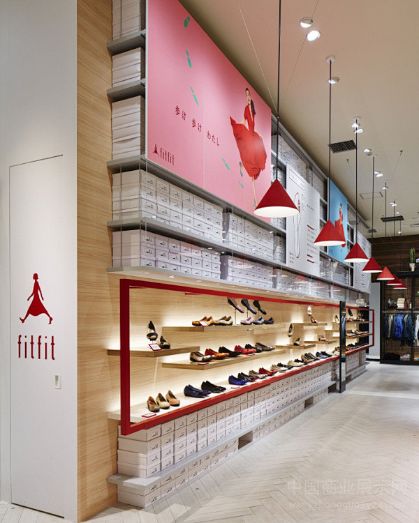 日本大阪Fitfit女鞋店空间设计