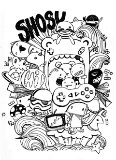 ☆蕉蕉∩_∩采集到插画~线稿