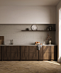cozy kitchen in contemporary nordic look