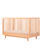 Pure oak wood evolving crib