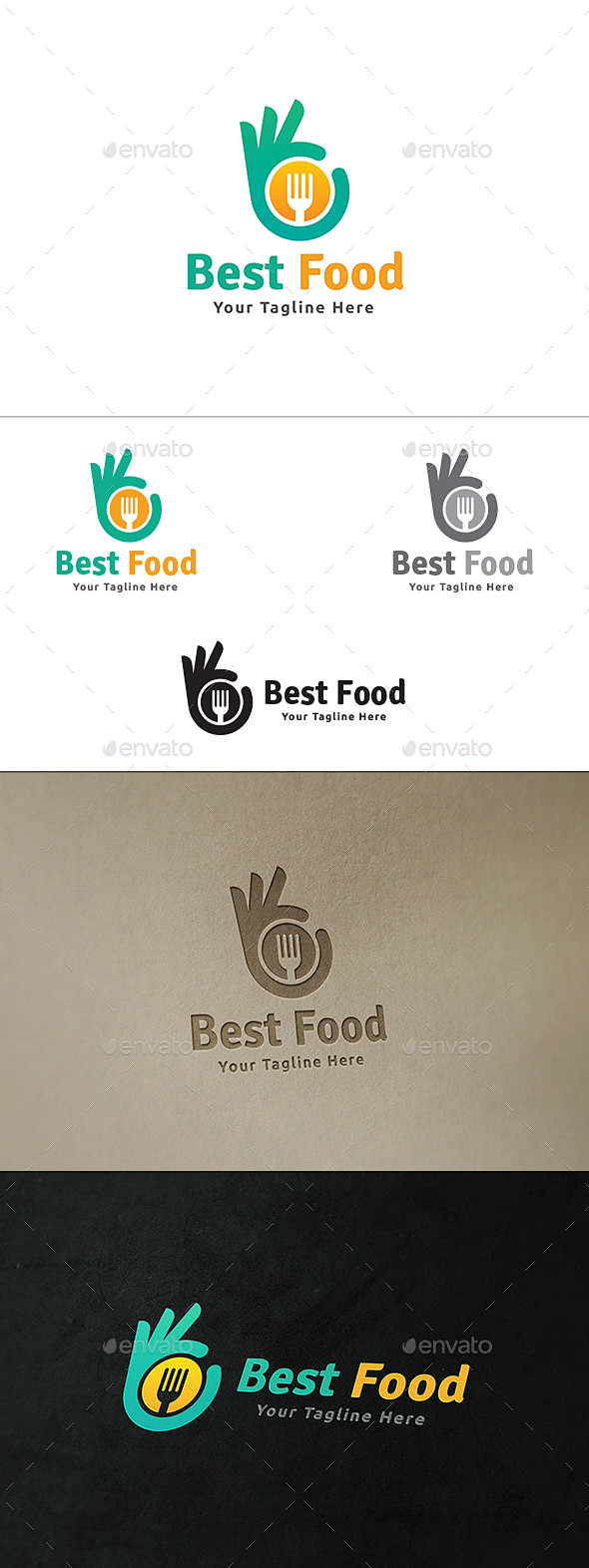 最好的食物标志,标志模板Best Foo...