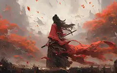 4k剑客壁纸-红装壁纸和-免费下载「哲风壁纸」
