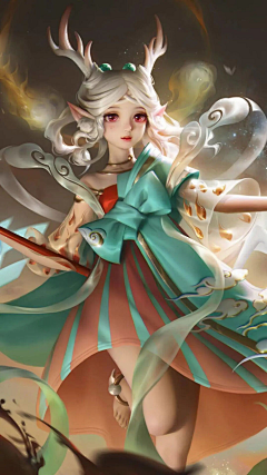 樱术采集到厚涂 女