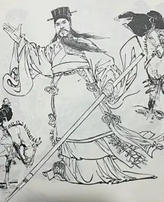 颜大师笔下的线描人物
