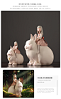北欧家居装饰品样板房摆件《贾晓鸥》白夜童话系列-月光兔工艺品-tmall.com天猫