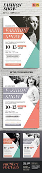 Fashion Show Flyer Template PSD, Vector AI #design Download: http://graphicriver.net/item/fashion-show-flyer/14496004?ref=ksioks