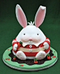 Chubby Bunny Easter Cake好可爱！！！
