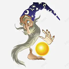 童话故事巫师高清素材 巫师 手绘 矢量巫师 童话故事 免抠png 设计图片 免费下载